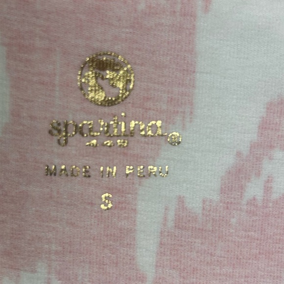 Spartina 449 Junetta Richmond Hill Ikat Orange Boho Midi Dress Size Small - Picture 2 of 16